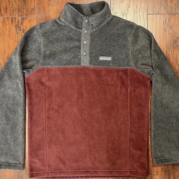 Columbia Snap Fleece Sweater - Picture 1 of 4